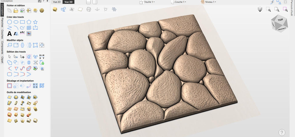 Fichier CNC panneau texture bois décorative – bas-relief motif pour sculpture bois, design panneau mural et porte de meuble STL