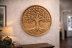 CNC-Datei „Baum des Lebens“ – spirituelles Basrelief für Holzskulpturen, STL-Wanddekoration