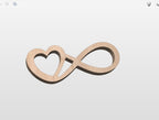 Fichier CNC cadeau couple à offrir, design romantique découpe CNC laser, fichiers dxf svg ai pdf crv crv3d