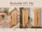 CNC-Datei Koi – japanisches Fisch-Basrelief für Holzschnitzerei, Zen-Wanddekoration und japanischer Teich STL