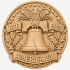 CNC- & 3D-Druckdatei Amerika 250 Bundle, 3 patriotische STL-Reliefs, USA Jubiläum 1776 2026