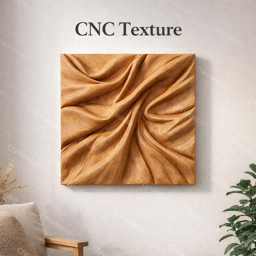 Fichier CNC panneau texture bois abstraite – bas-relief pour sculpture bois, design porte de meuble et décoration murale STL