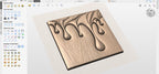 Fichier CNC panneau texture bois gouttes d’eau – bas-relief motif fluide abstrait pour sculpture bois, design meuble ,décoration murale STL