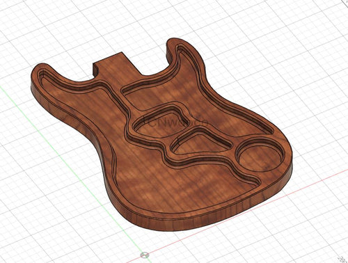 Fichier CNC planche guitare charcuterie, planche fromage design, digital download, fichiers stl dxf svg crv3d