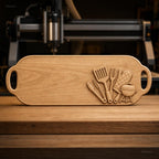 Fichier CNC barbecue outils cuisine, bas-relief pour sculpture sur bois, STL