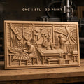 Fichier CNC & impression 3D atelier artisan papillon poisson oiseau, fabrication traditionnelle, haute qualité relief STL