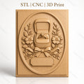 Fichier CNC & impression 3D bague de fiançailles, boîte à bijoux, fleurs et ruban, haute qualité relief STL