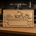 Fichier CNC & impression 3D moto, casque et outils mécanique, haute qualité relief STL