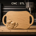 Fichier CNC barbecue, burger, hot dog et épi de maïs, bas-relief pour sculpture sur bois, STL