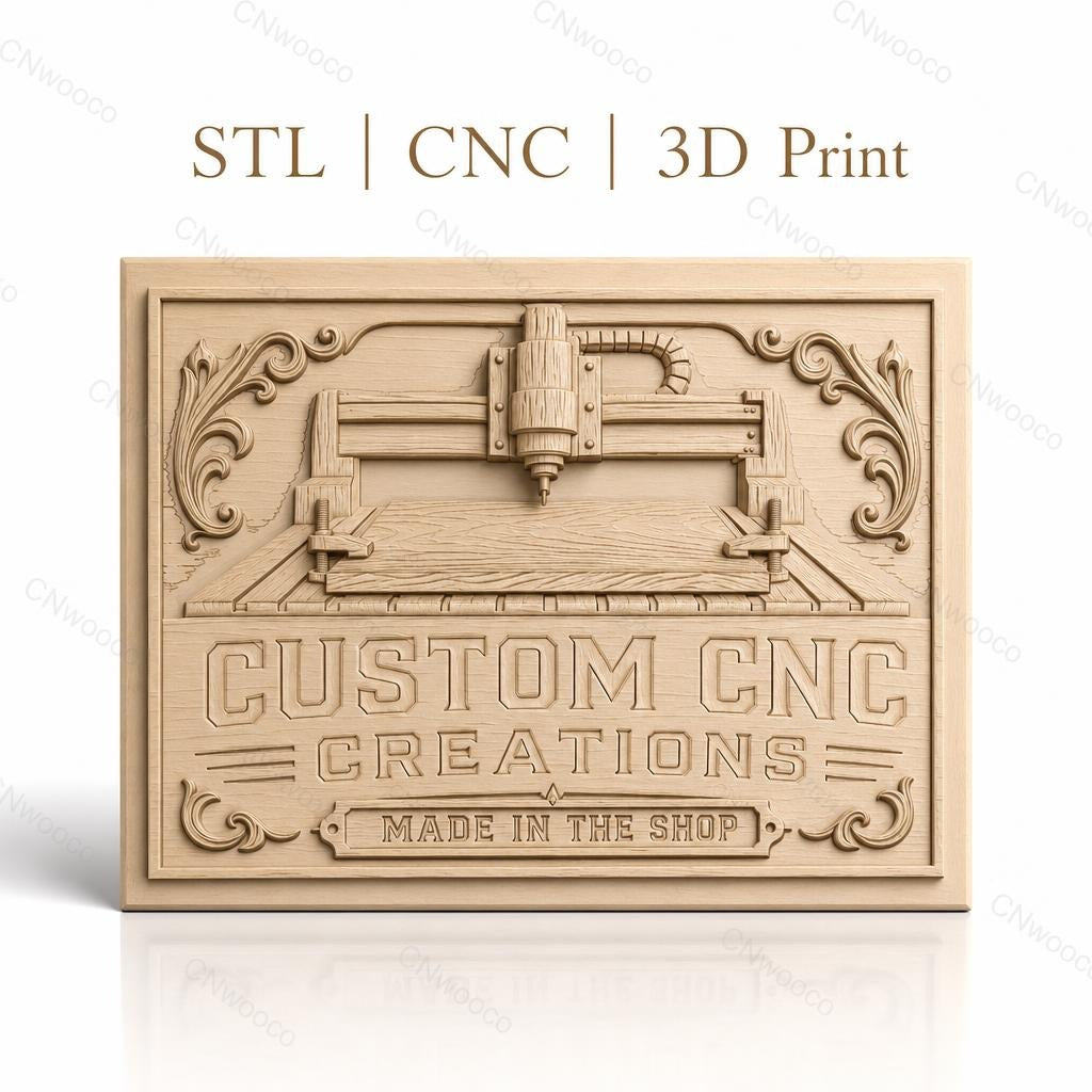 Fichier CNC & impression 3D Machine CNC sur planche de bois, ornement floral décoratif, haute qualité relief STL