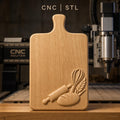 Fichier CNC cuisine, pain, rouleau, fouet, épi de blé bas-relief pour sculpture sur bois, STL