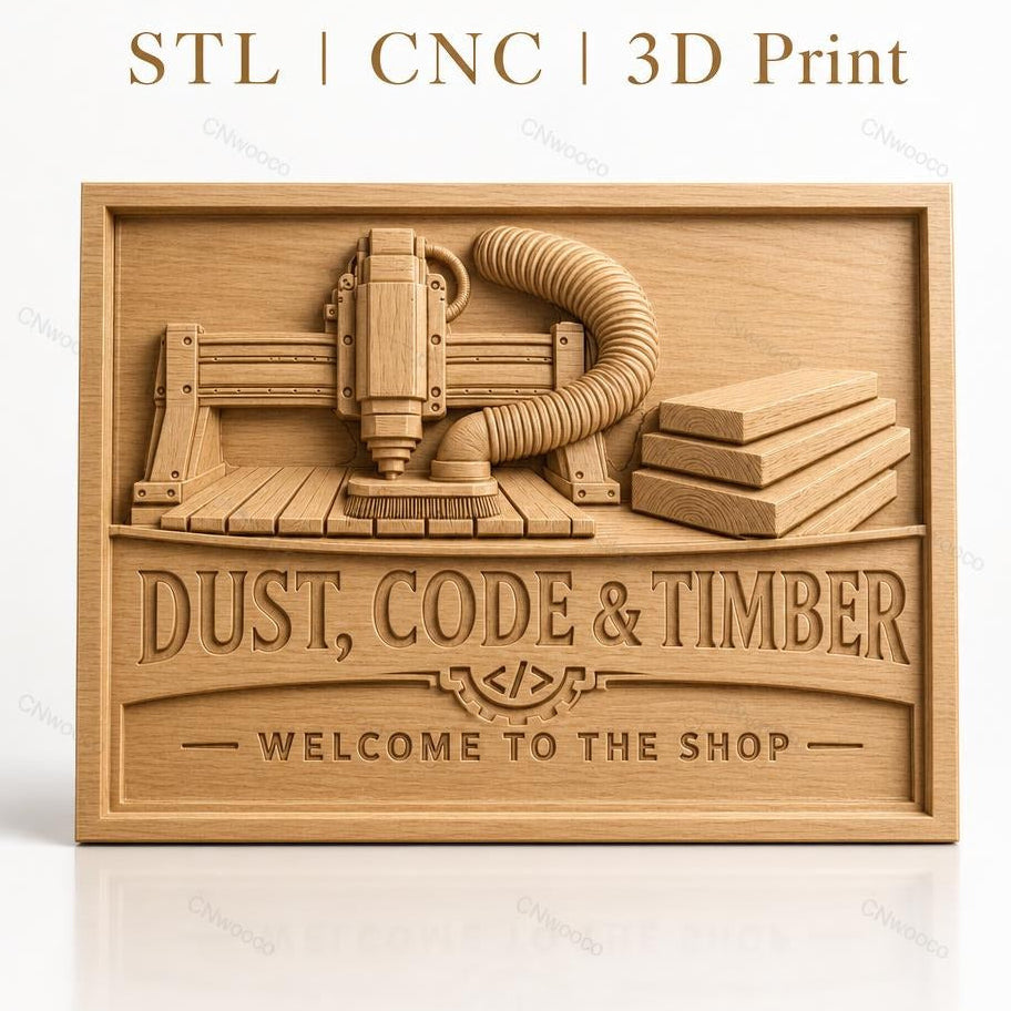 Fichier CNC & impression 3D machine CNC, bois empilé, haute qualité relief STL