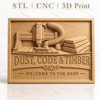 Fichier CNC & impression 3D machine CNC, bois empilé, haute qualité relief STL