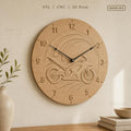 Fichier CNC & impression 3D horloge murale moto sportive racing STL