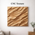 Fichier CNC panneau texture bois abstraite – bas-relief pour sculpture bois, design porte de meuble et décoration murale STL