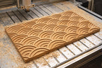 Fichier CNC panneau texture bois vague seamless – bas-relief pour sculpture bois, design porte de meuble et panneau mural STL