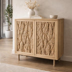 Fichier CNC panneau texture écorce bois, bas-relief rustique arbre, décoration murale, panneau porte meuble, modèle gravure 3D STL