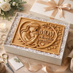 Fichier CNC cadeau fête des mères – cœur floral avec roses pour décoration murale maman STL