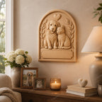 CNC & impression 3D plaque chien et chat à personnaliser, fichier STL très haute qualité
