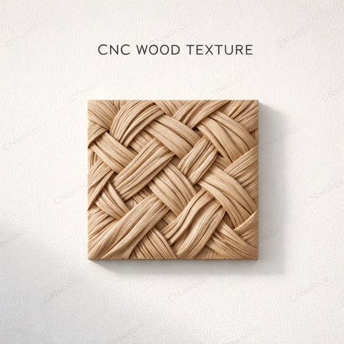 Fichier CNC panneau texture bois tressée – bas-relief pour sculpture bois, design porte de meuble et décoration murale STL