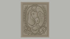 Fichier CNC & impression 3D cheval, fer à cheval, écurie, relief style western haute qualité relief STL