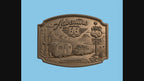 CNC & impression 3D relief Route 66 Adventure, caravane vintage, voiture classique, désert, fichier STL de haute qualité