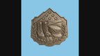 Relief mémorial militaire CNC & impression 3D, bottes soldat, dog tags, drapeau américain, fichier STL très haute qualité