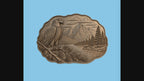 Relief aigle montagne et lac CNC & impression 3D, fichier STL décoration murale nature, STL de très haute qualité