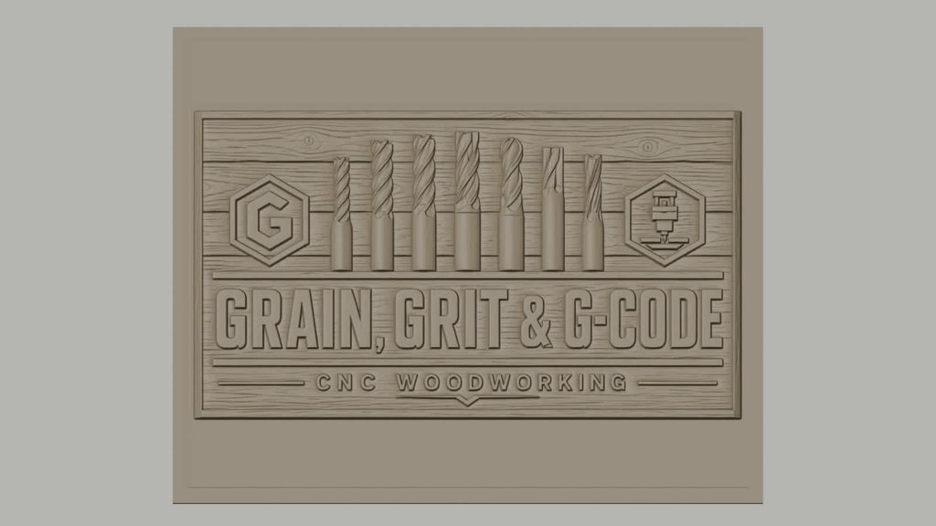 Fichier CNC & impression 3D outils de fraisage, forêt, fraises de coupe, grain bois, haute qualité relief STL