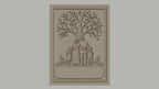 Fichier CNC & impression 3D arbre de vie famille enfants haute qualité relief STL