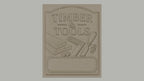Fichier CNC & impression 3D thème bois et outils, planche, équerre, ciseau à bois, copeaux, haute qualité relief STL