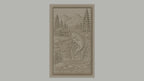 Fichier CNC & impression 3D pêche à la truite, rivière, chalet, montagne, arbres, haute qualité relief STL