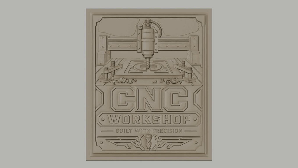 Fichier CNC & impression 3D atelier CNC, fraiseuse, machine à bois, haute qualité relief STL