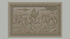 Fichier CNC & impression 3D Jésus enseignant ses disciples, scène biblique panoramique, haute qualité relief STL