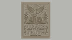 Fichier CNC & impression 3D symbole de paix, colombe, livre ouvert, grâce et vérité, haute qualité relief STL