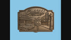 CNC & impression 3D relief Cruisin’ 66, diner vintage, théâtre et voiture classique, sculpture bois fichier STL