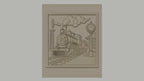 Fichier CNC & impression 3D train à vapeur vintage, gare avec horloge et signal, haute qualité relief STL