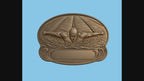 Relief natation nageur avec plaque personnalisable, CNC & impression 3D, fichier STL de très haute qualité