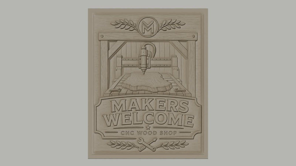 Fichier CNC & impression 3D atelier bois CNC, machine, plaque de bois, outils haute qualité relief STL