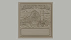 Fichier CNC & impression 3D ferme, grange, tracteur, silo, paysage agricole, haute qualité relief STL