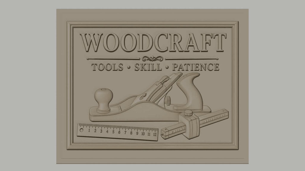Fichier CNC & impression 3D Sainte Famille, atelier menuisier, outils de travail, haute qualité relief STL