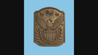 CNC & impression 3D relief aigle américain, blason USA, étoiles et feux d’artifice, sculpture bois fichier STL haute qualité